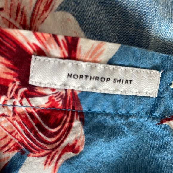 Mens Floral Button Down - Picture 4 of 5